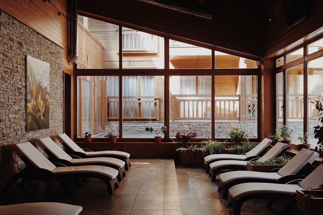 seniors at spa resort